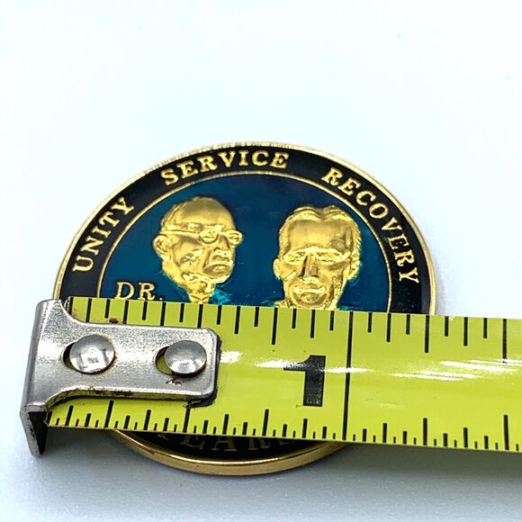 Sobriety Anniversary coin enamel Dr. Bob and Bill W. 23 Years - Picture 3 of 4